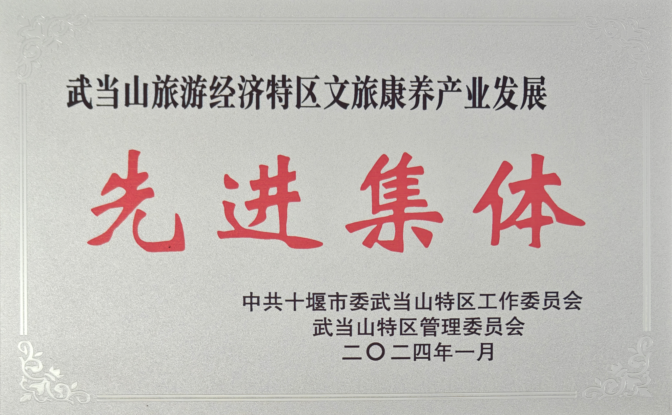 武当山旅游经济特区文旅康养产业发展先进集体